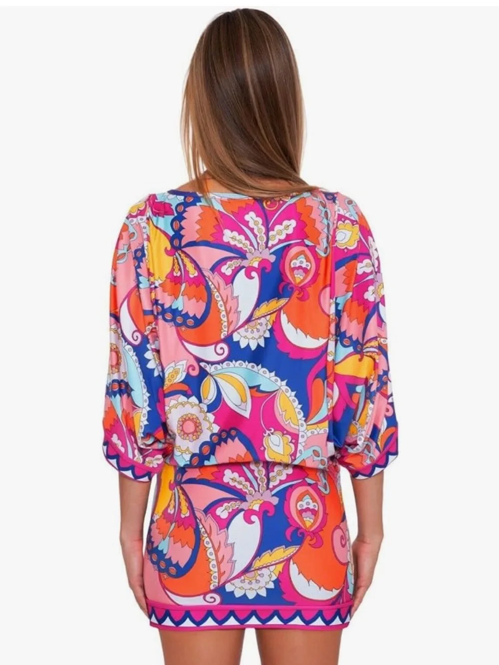 Trina Turk Sevilla Cover-Up Tunic size M